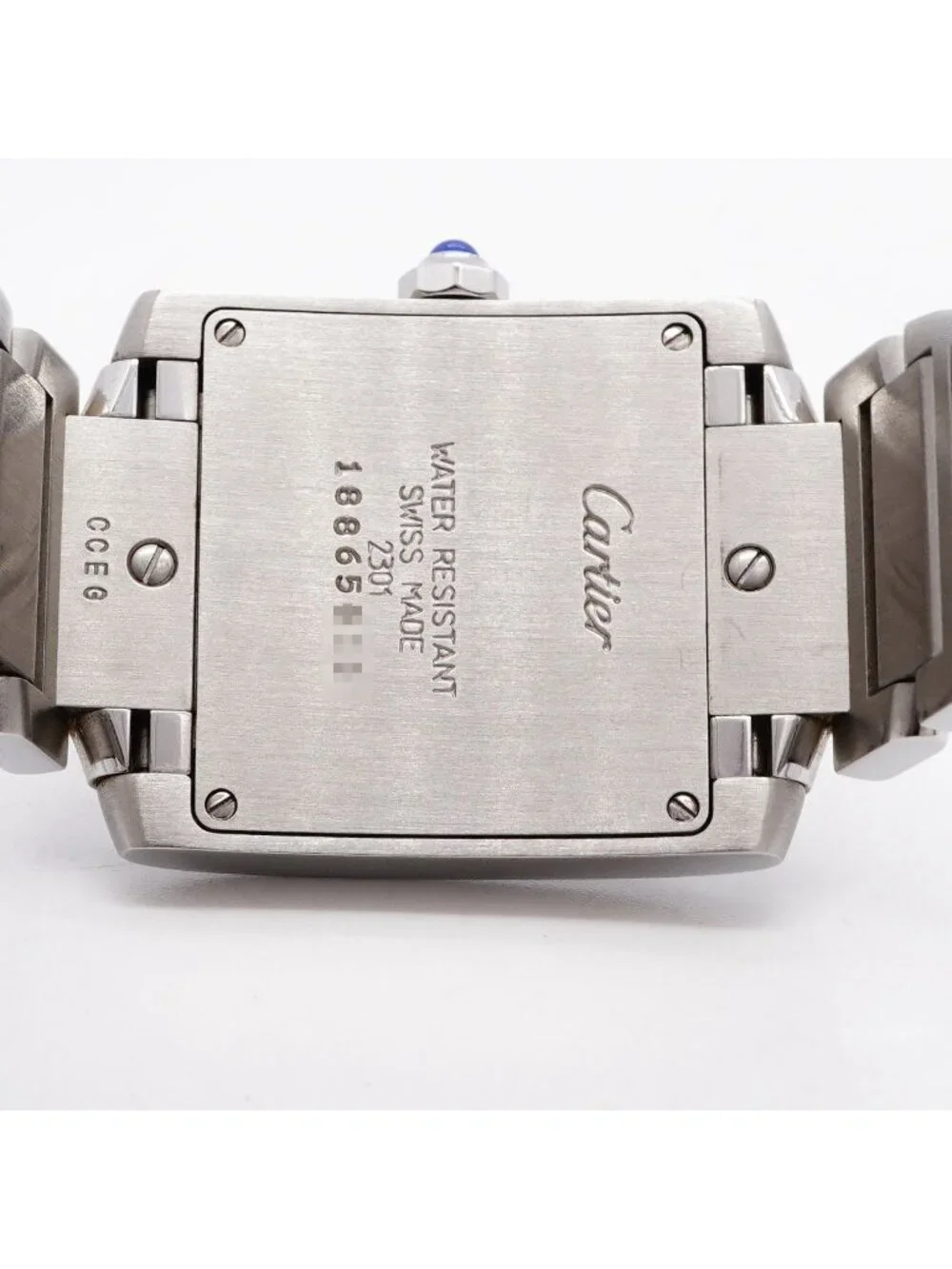 Cartier Tank Francaise MM Ivory Dial Watch